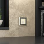 Рамка из металла на 1 пост Baguette черный/латунь W0012852