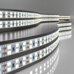 Светодиодная лента 240 LED 18 Вт IP20 двухрядная 6500К холодный белый 2835 24V 240Led 18W IP20