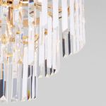 Умная подвесная хрустальная люстра 10130/8 золото