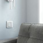 Выключатель двухклавишный (белый матовый) W1120061