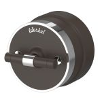 Выключатель на 4 положения двухклавишный Vintage мокко матовый/хром W5822052