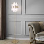 Напольный светильник 01111/4 латунь