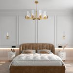 Бра со стеклянным плафоном 60133/1 латунь