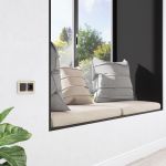 Перекрестный переключатель двухклавишный (чёрный матовый) W1123006