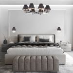 Подвесная люстра с декоративными абажурами 60136/8 хром/графит