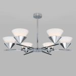 Потолочная люстра с плафонами 70138/6 хром