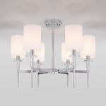 Классическая люстра с абажурами 60132/6 хром