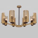 Люстра в стиле лофт 70139/8 латунь