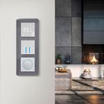 Рамка из стекла на 3 поста Elite графит W0032440