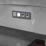 Рамка из стекла на 4 поста Elite графит W0042440