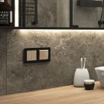 Рамка из металла на 2 поста Platinum черный W0022608