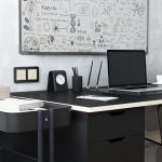 Рамка из металла на 2 поста Platinum черный W0022608