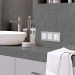 Рамка из металла на 3 поста Platinum алюминий W0032606