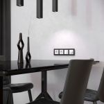 Рамка из металла на 4 поста Platinum черный алюминий W0042608