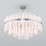 Умная потолочная люстра 367/12 Smart никель