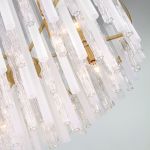 Умная потолочная люстра 368/12 Smart латунь