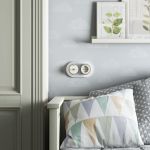 Выключатель на 4 положения двухклавишный Vintage слоновая кость матовый/хром W5822055