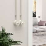 Выключатель на 4 положения двухклавишный Vintage слоновая кость матовый/хром W5822055