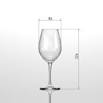 Хрустальные бокалы Strotskis Adajio, красное вино (2 шт.) 0601/2