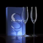 Хрустальные бокалы Strotskis Adajio, шампанское (2 шт.) 0603/2