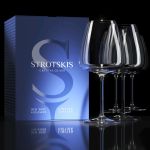 Хрустальные бокалы Strotskis Dionys, красное вино (4 шт.) 0301/4