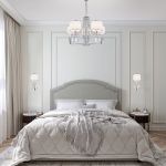 Настенный светильник с абажуром 10099/1 хром