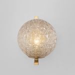 Бра со стеклянным плафоном 70131/1 латунь