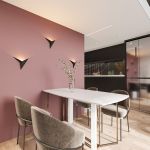 Настенный светодиодный светильник Parete LED MRL LED 3W 1008 IP20 черный