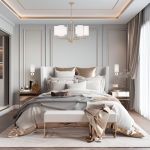 Подвесная люстра с абажурами 60128/6 золото