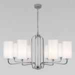 Подвесная люстра с абажурами 60128/8 хром