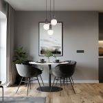 Подвесной светильник со стеклянными плафонами 50151/3 черный жемчуг