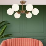 Потолочная люстра 70154/6 латунь