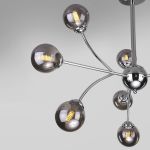 Потолочный светильник с тонированными плафонами 30179 хром