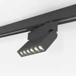 Трековый светодиодный светильник для однофазного шинопровода Garda черный 10 Вт 4200K 85017/01