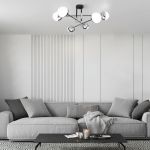 Умная потолочная люстра в стиле лофт 70129/6 хром Smart