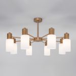 Умная потолочная люстра в стиле лофт 70160/8 латунь Smart