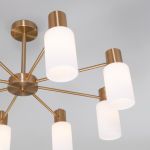 Умная потолочная люстра в стиле лофт 70160/8 латунь Smart