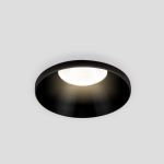 Встраиваемый точечный светодиодный светильник 25026/LED 7W 4200K BK черный