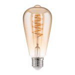 Филаментная светодиодная лампа Dimmable ST64 5W 2700K E27 тонированная BLE2746