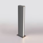 Ландшафтный светодиодный светильник Flat IP54 1538 TECHNO LED серый