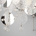 Настенный светильник с декором из фактурного стекла 334/1 (319/1)