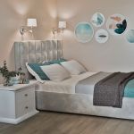 Настенное бра с абажуром 10127/1 хром/прозрачный хрусталь Strotskis (10093/1)