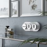 Переключатель/выключатель одноклавишный Vintage белый матовый/хром W5812050