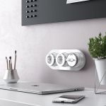 Переключатель/выключатель одноклавишный Vintage белый матовый/хром W5812050