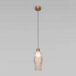 Подвесной светильник со стеклянным плафоном 50209/1 бронза