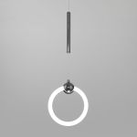 Подвесной светодиодный светильник 90165/1 черный жемчуг