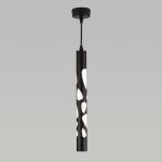 Подвесной светодиодный светильник DLR037 12W 4200K черный матовый
