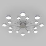 Потолочный светодиодный светильник с пультом управления 90242/16 хром