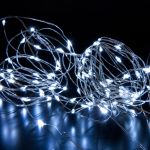 Светодиодная гирлянда нить "Роса" белый 10м IP20 400-008 белый