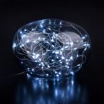 Светодиодная гирлянда нить "Роса" белый 10м IP20 400-008 белый